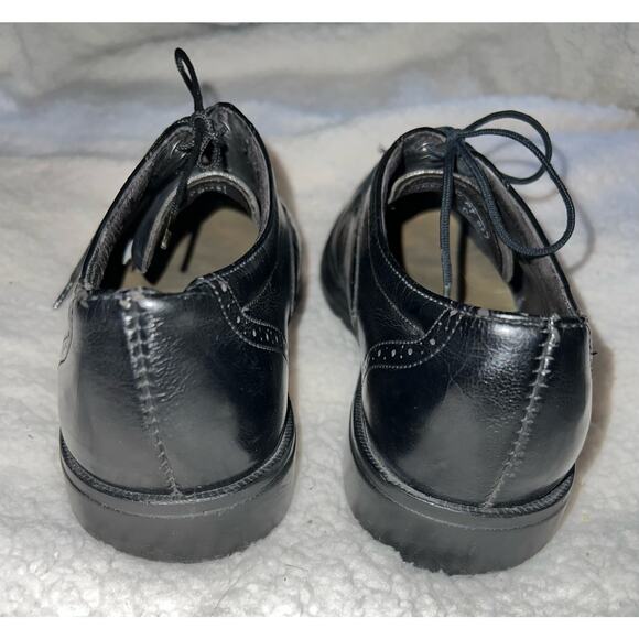 Vintage Red Wing Black Leather Wingtip Brogues Shoe -  Size 8.5 - Picture 8 of 12